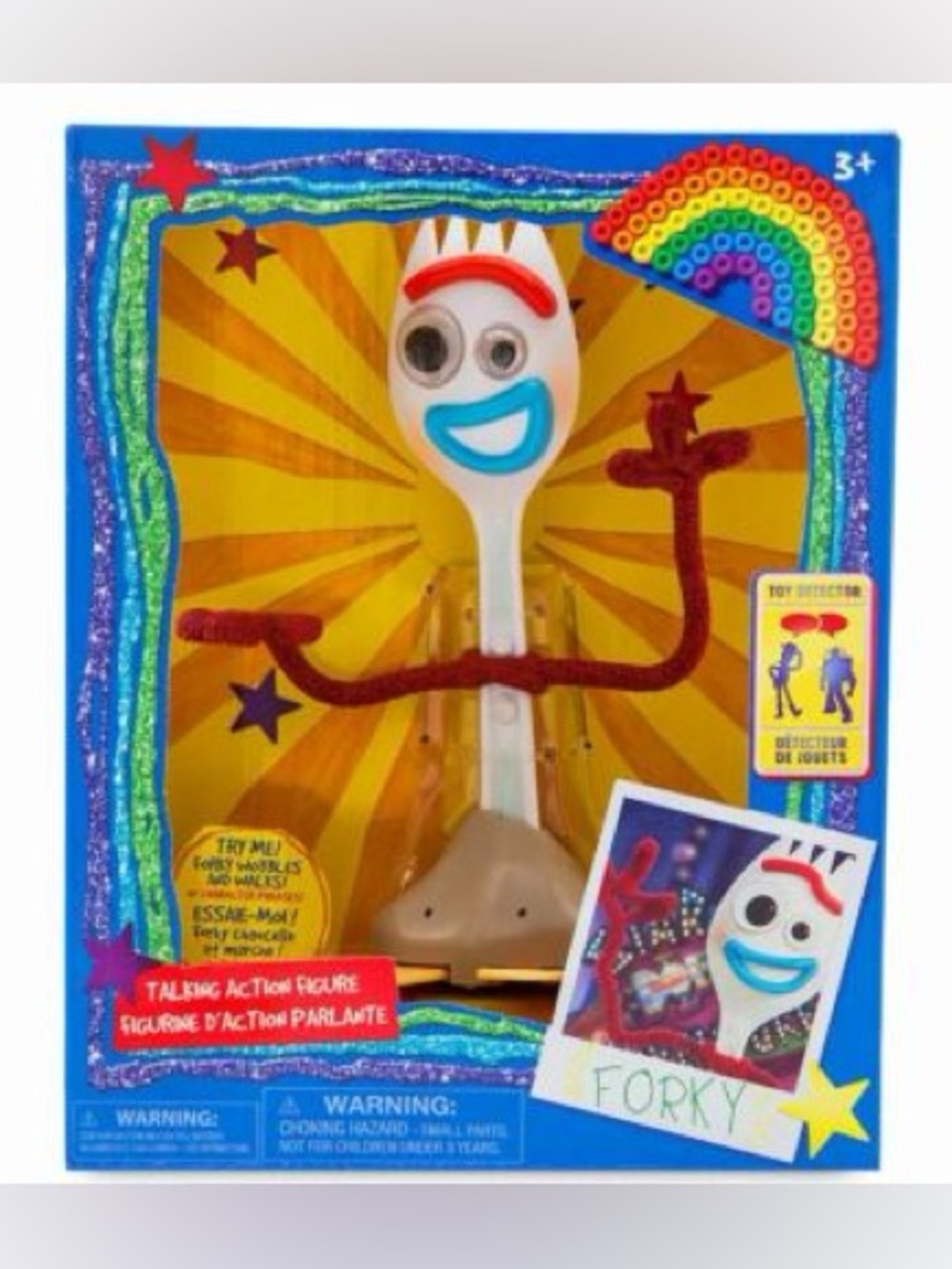 Disney Store Forky Interactive Talking Action Figure – Toy Story – 7'' (NIB)